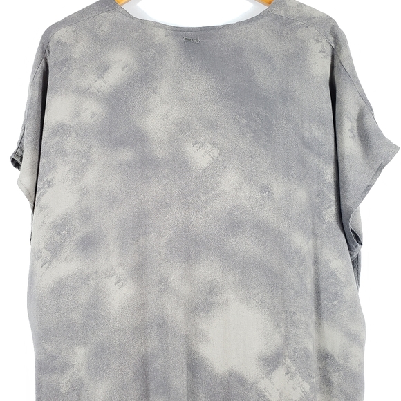 Roxy Boho Acid Wash Long Kimono Top - Picture 3 of 8